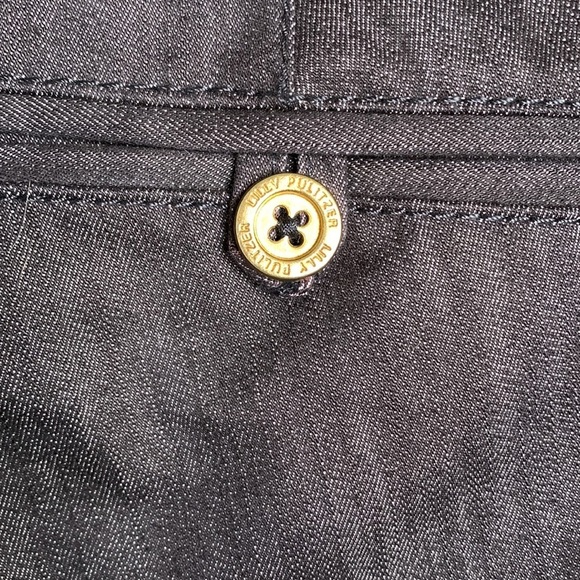 Lilly Pulitzer‎ Navy Blue Wide Leg Trouser Jeans Career Casual Sz 4 - Picture 3 of 6